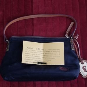 Authentic Dooney & Bourke Black Canvas Bag